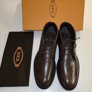 Tod's Ankle Leather Chukka Boots